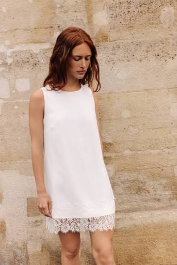 Robe blanche — vue 1